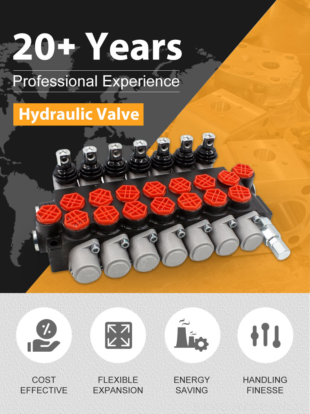 Hydraulic Control Valve Crane Monoblock Directional Valves: Superior Performance and Durability detailed image