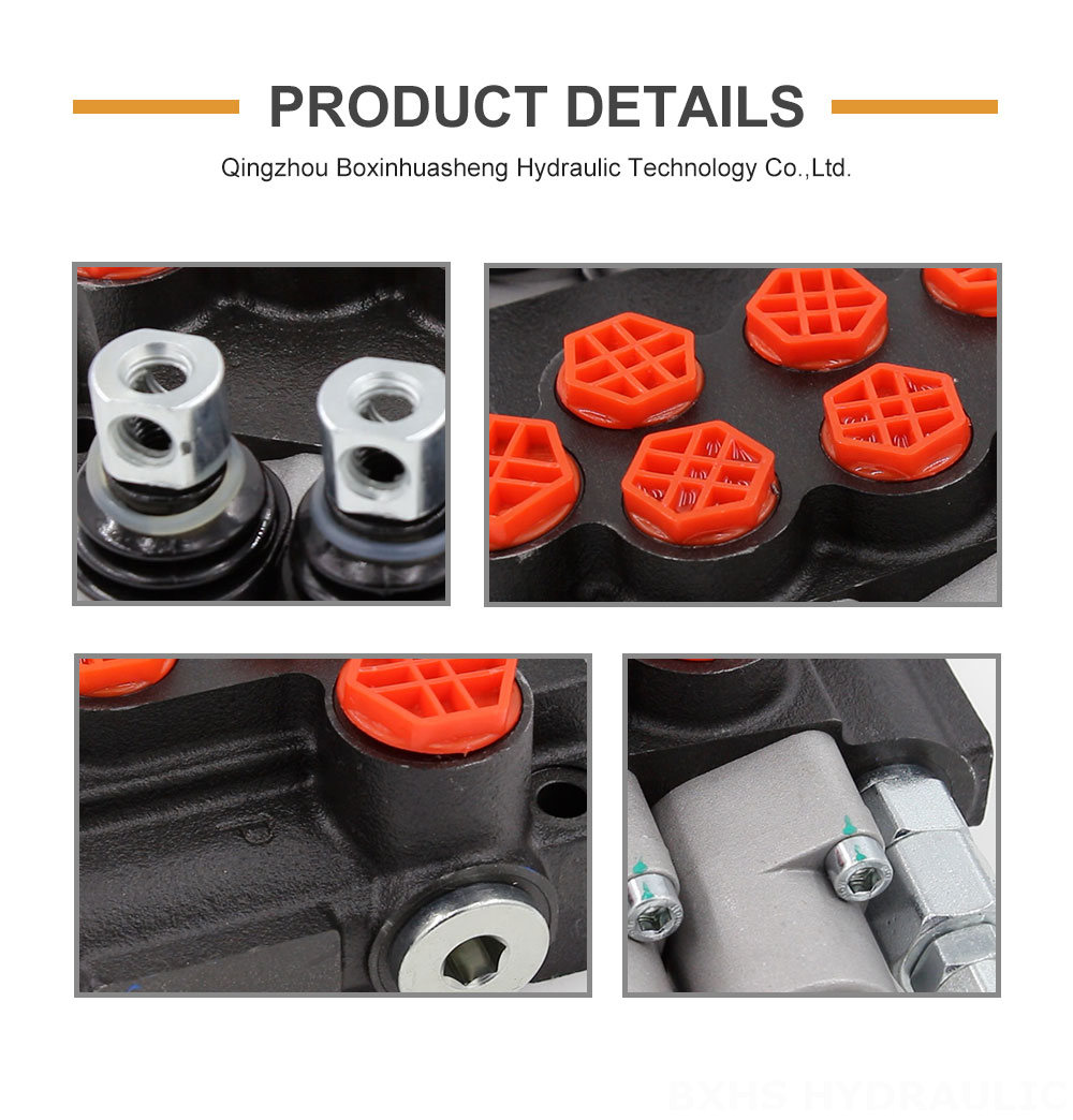 3 Spool Directional Control Valve | P40-G12-G38-3OT | ISO Certified & Reliable detailed image