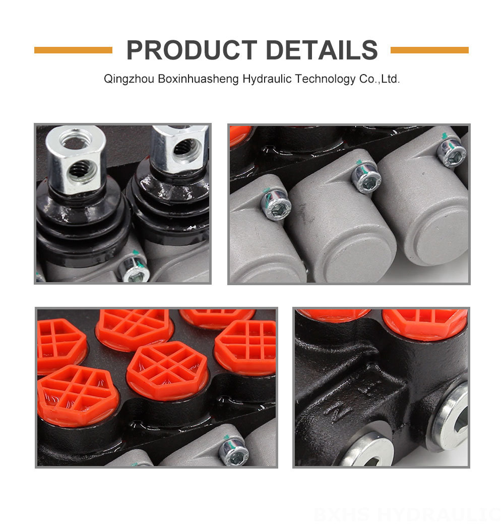 Hydraulic Oil Control Valve 4-Spool Directional Valve: Technical Data & Downloadable Resources detailed image