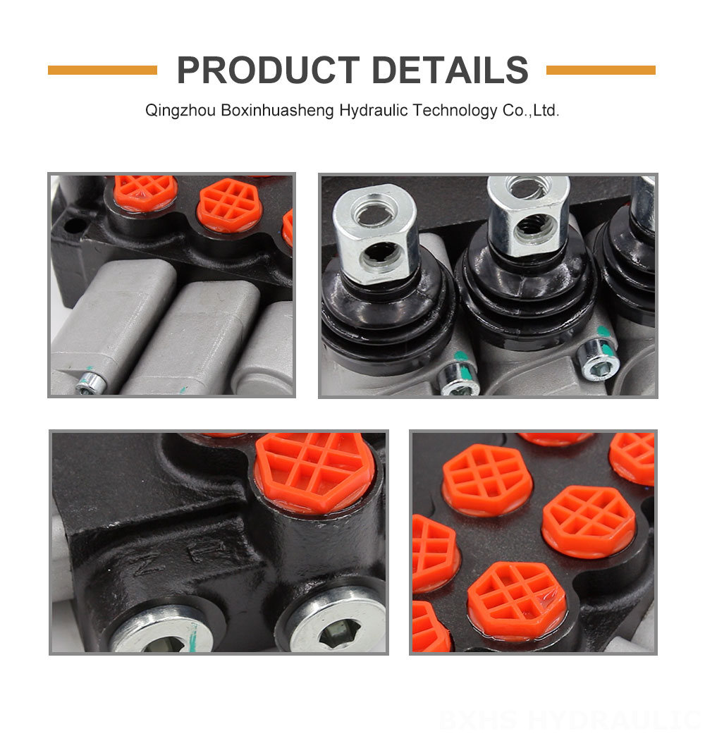 Tractor Hydraulic Control Electric Valve Monoblock Hydraulic Valve | P40-G12-G38-OT-2QTW Series detailed image