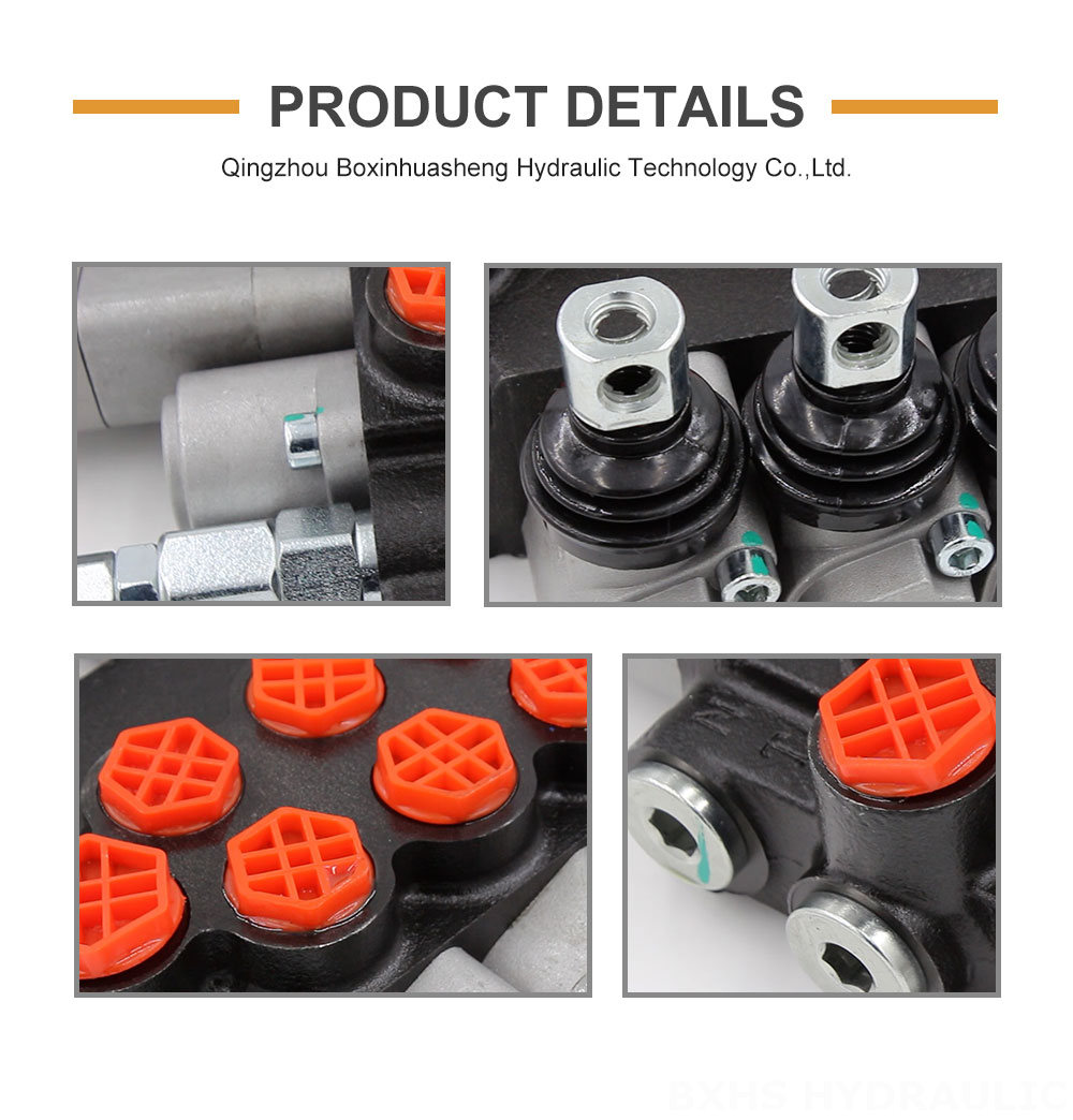 P40-G12-G38-OT-OT-OT Manual 3 Spool Monoblock Directional Valve | Manufacturer & Global Supplier detailed image