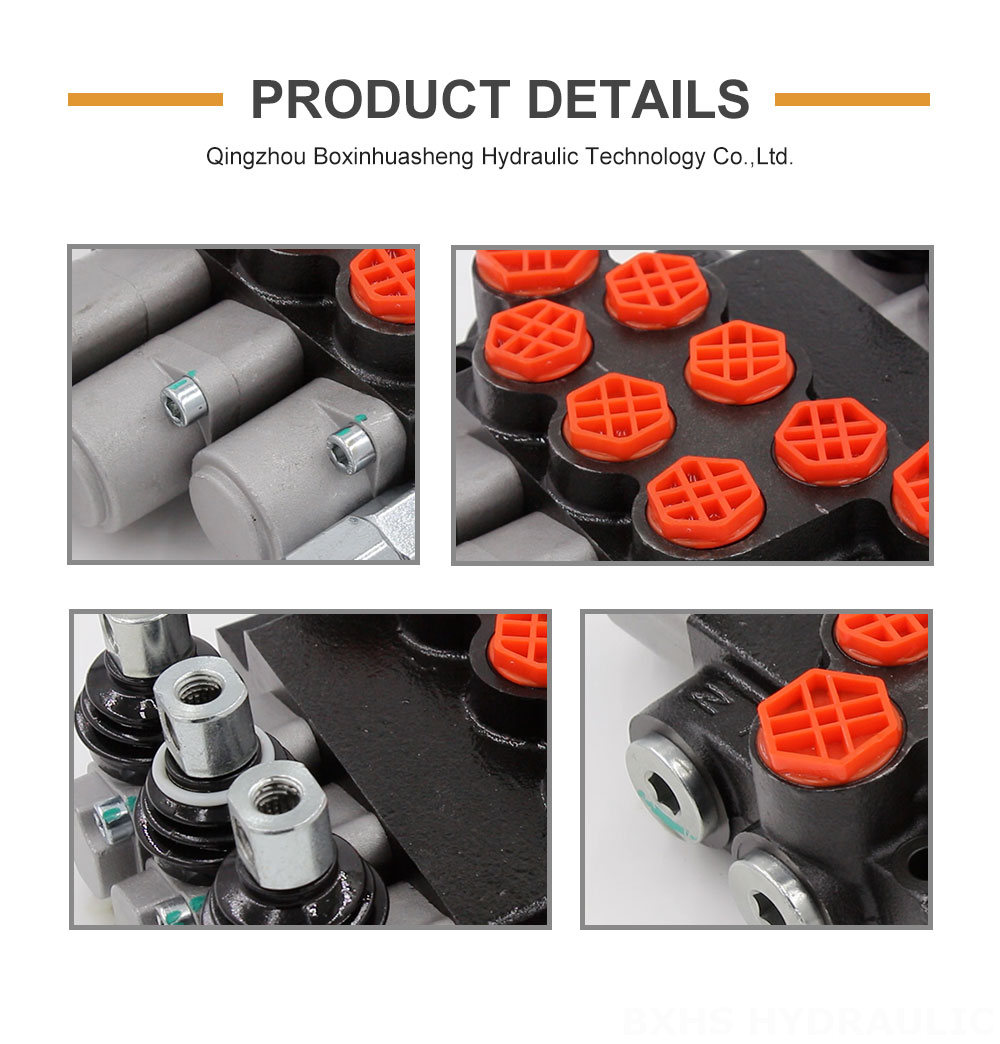 P40-G12-G38-OT-QTW-QTW1 Manual 3 Spool Monoblock Directional Valve detailed image