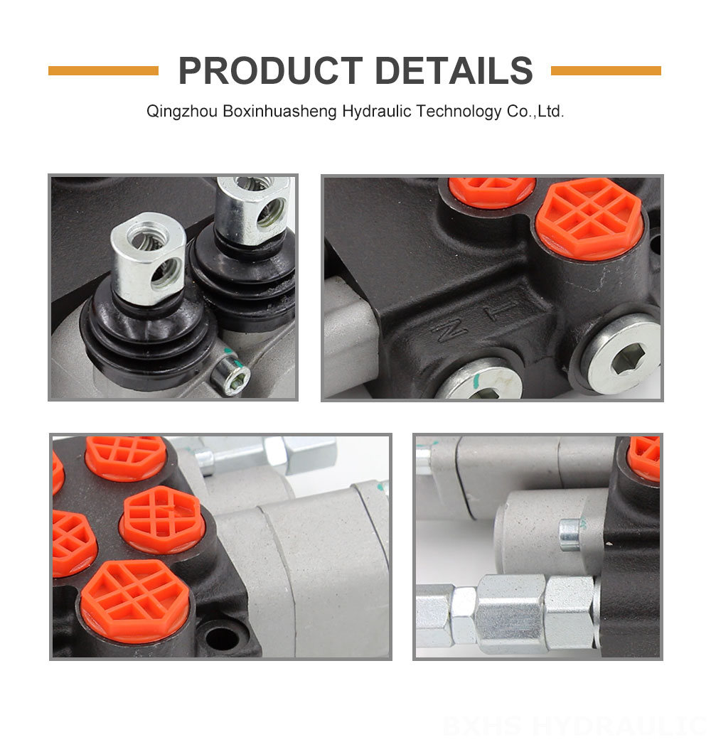 Manual Monoblock Directional Valve - P40-G12-G38-OT-QTW1 Series | Wholesale & OEM detailed image