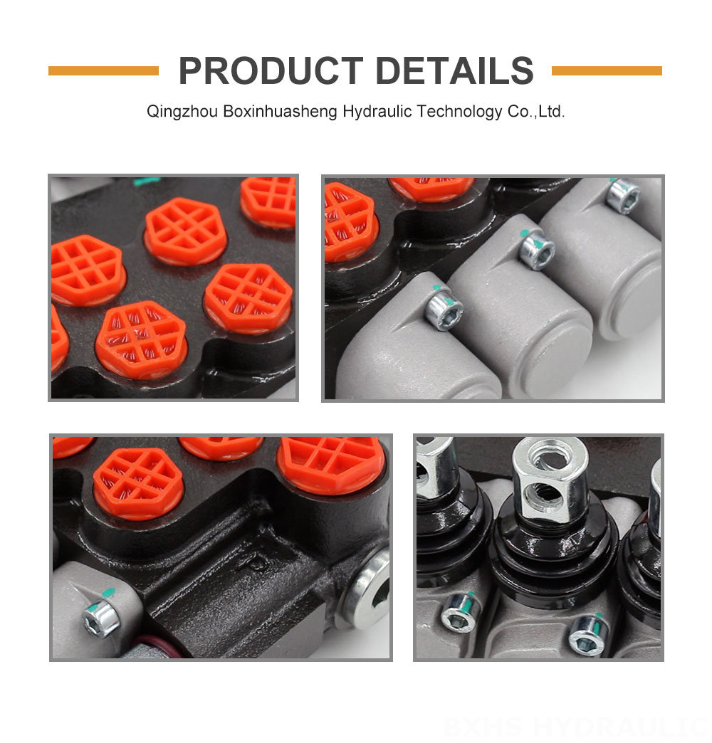 P40-G12-G38-OT Manual 4 Spool Monoblock Directional Valve | Manufacturer & Global Supplier detailed image