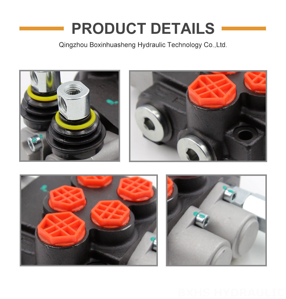 P40-G12-G38-OW 2-Spool Hydraulic Directional Valve | Factory Direct & Customizable detailed image