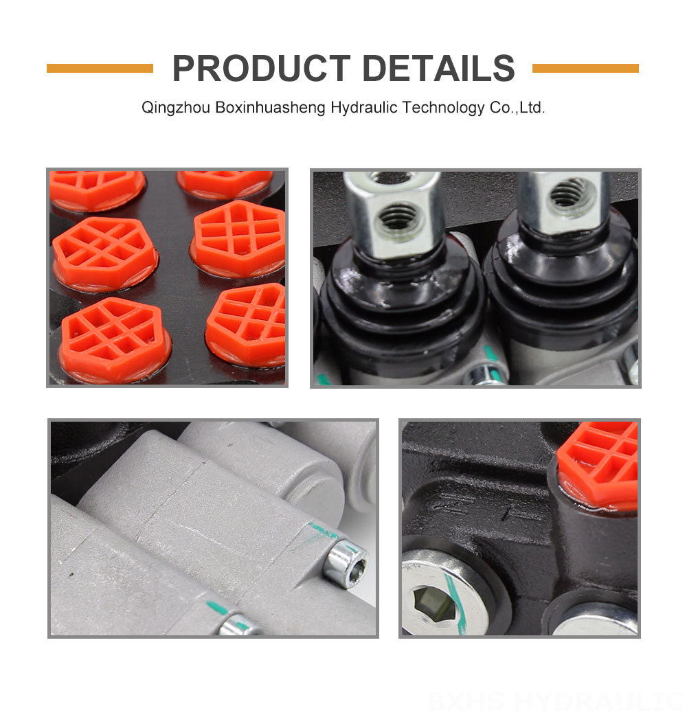 P40-G12-G38 Manual 4 Spool Monoblock Directional Valve detailed image