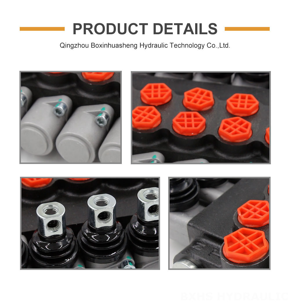 P40-G12-G38 6-Spool Hydraulic Directional Valve | Factory Direct & Customizable detailed image