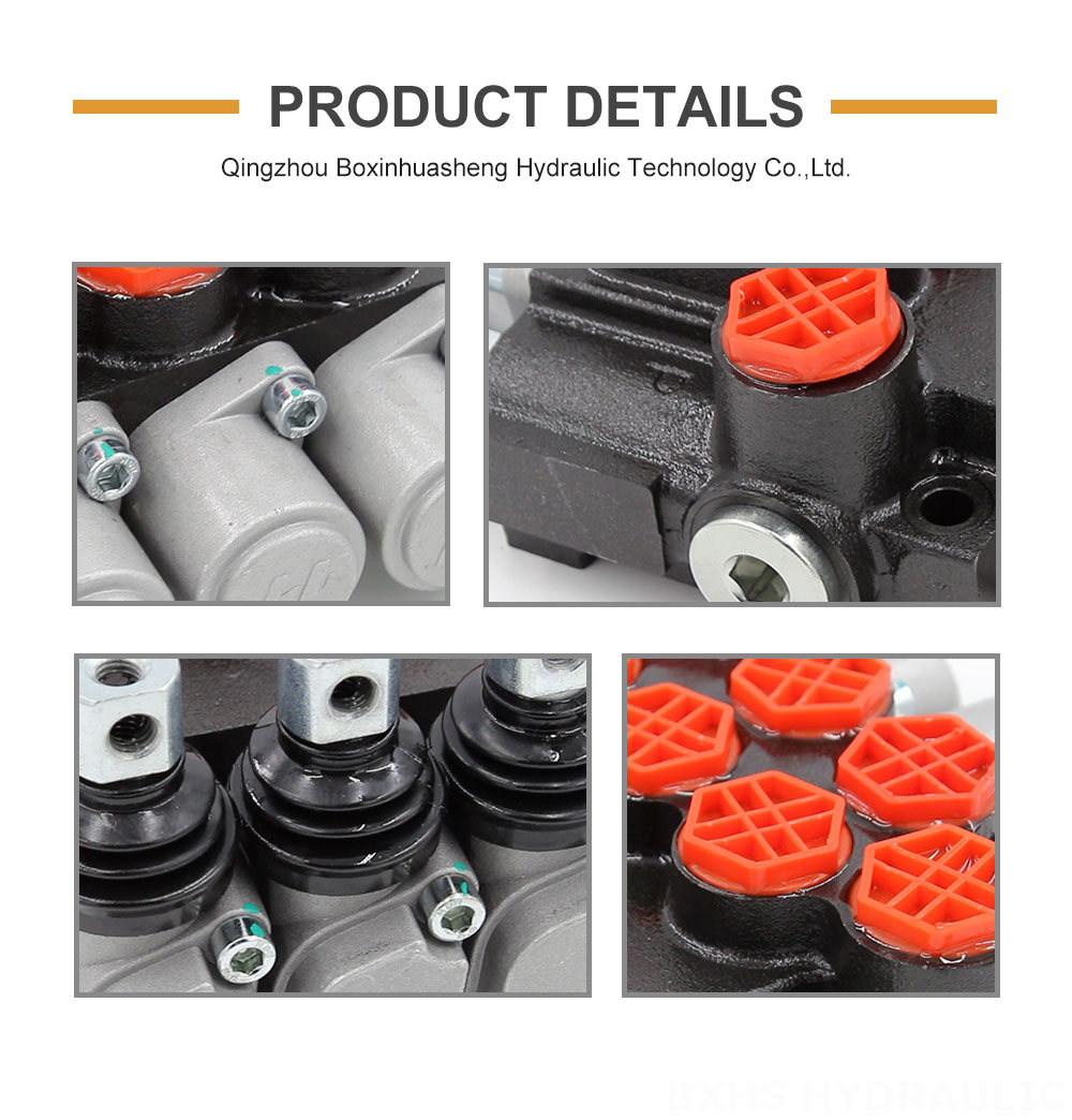 P40-G12-OT Manual 3 Spool Monoblock Directional Valve detailed image