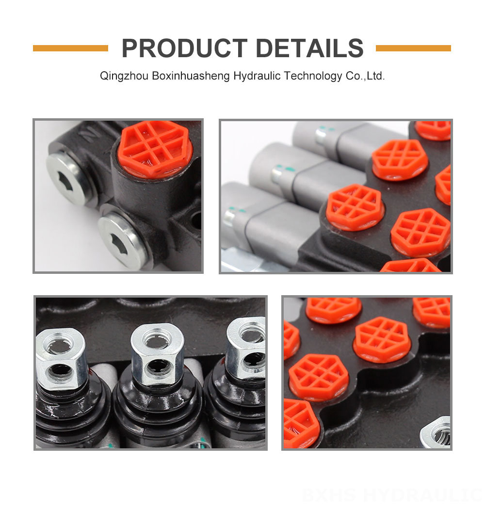 High Pressure Hydraulic Valves Find Manual 3 Spool Monoblock Directional Valve: Wholesale & OEM detailed image