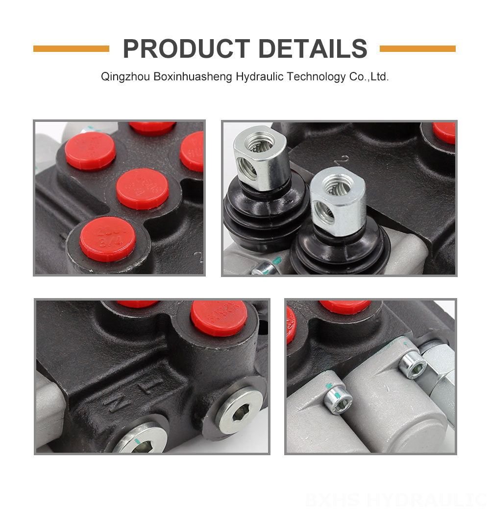 P40-U34-2OT 2-Spool Hydraulic Directional Valve | Factory Direct & Customizable detailed image