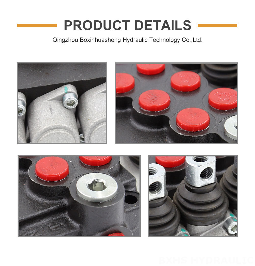 Tractor Hydraulic Control Valve Modular Hydraulic Valve: Interchangeable Spools for Flexibility detailed image