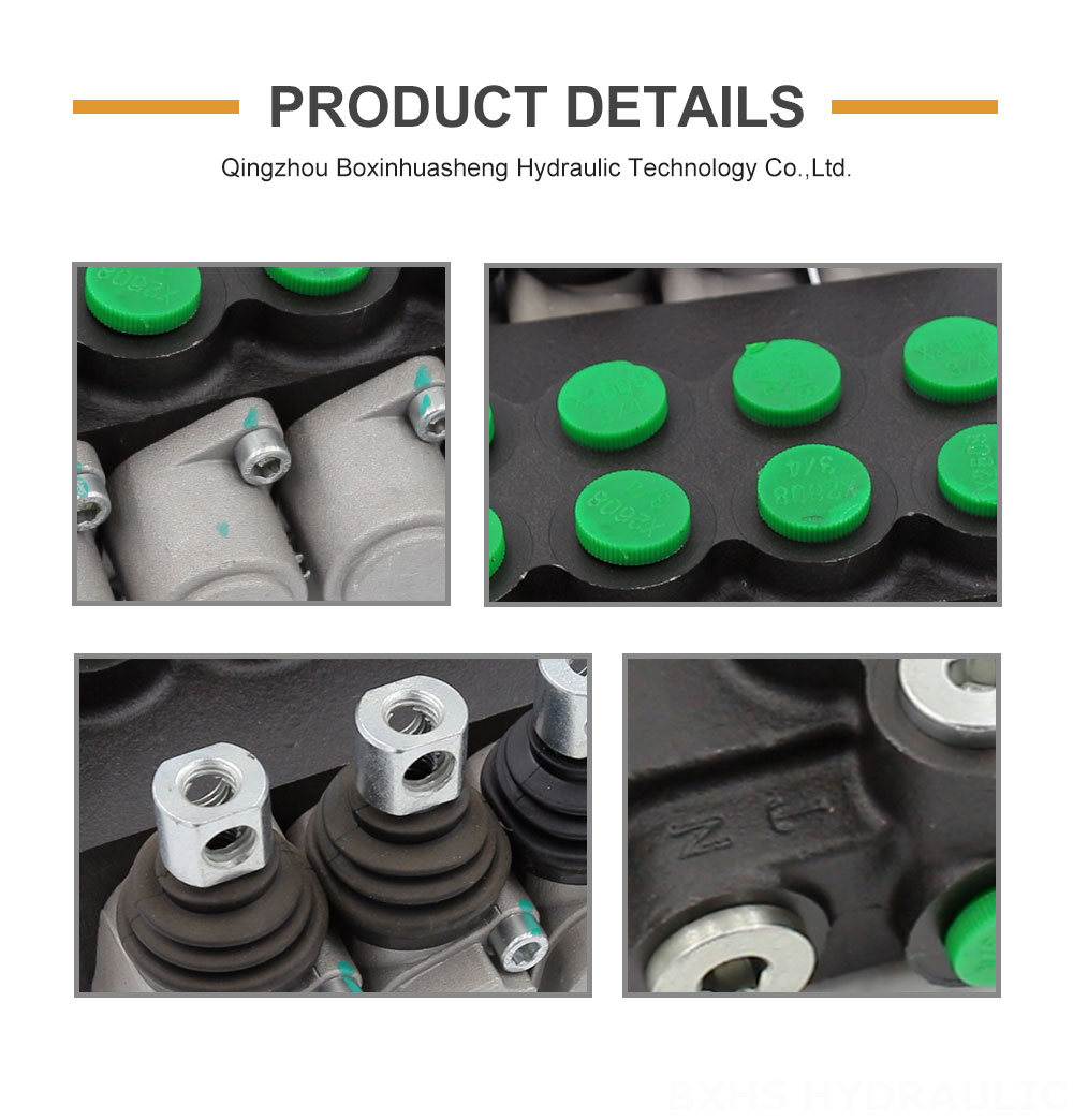 P40-U34 Manual 4 Spool Monoblock Directional Valve detailed image