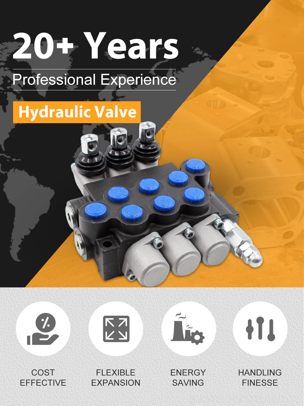 Hydraulic Valve Suppliers P40-U78 Hydraulic Directional Valve | Factory Direct & Customizable detailed image