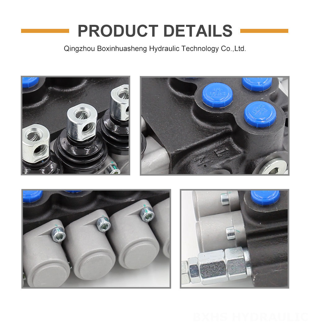 P40-U78 5-Spool Hydraulic Directional Valve | Factory Direct & Customizable detailed image