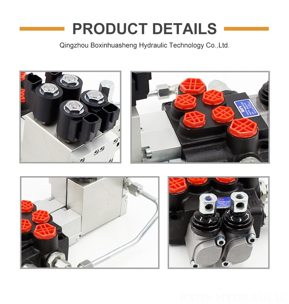 3 Way Spool Diverter Hydraulic Solenoid Valve P40 Electro-hydraulic Directional Valve detailed image