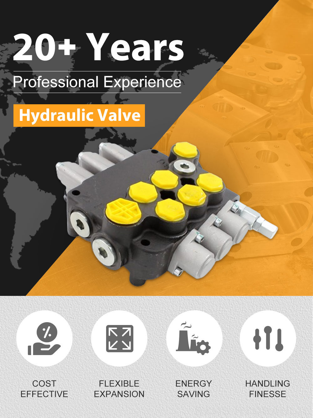 4 Port Hydraulic Valve Hydraulic System Solutions | Global Supplier & Manufacturing Services detailed image