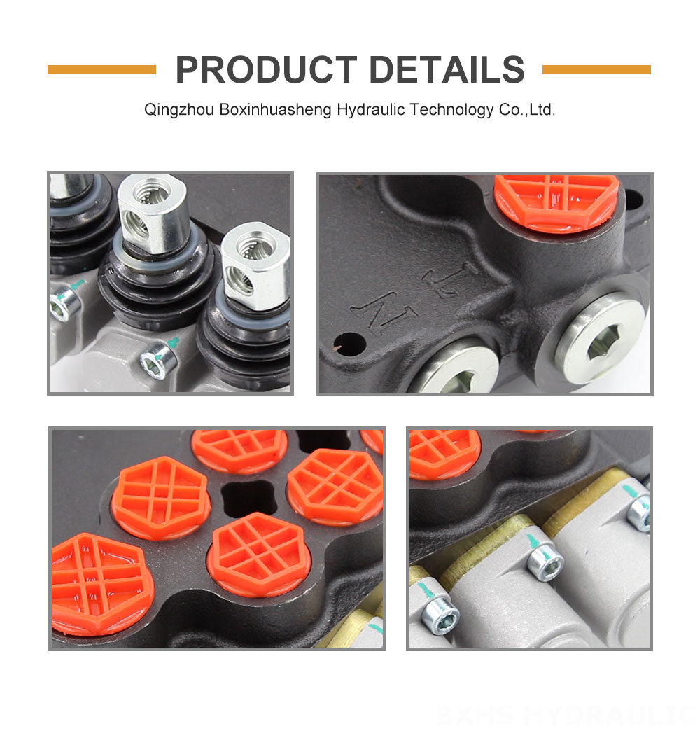 Electric Joystick Hydraulic Control Valve 3 Spool Directional Control Valve: OEM/ODM Available detailed image