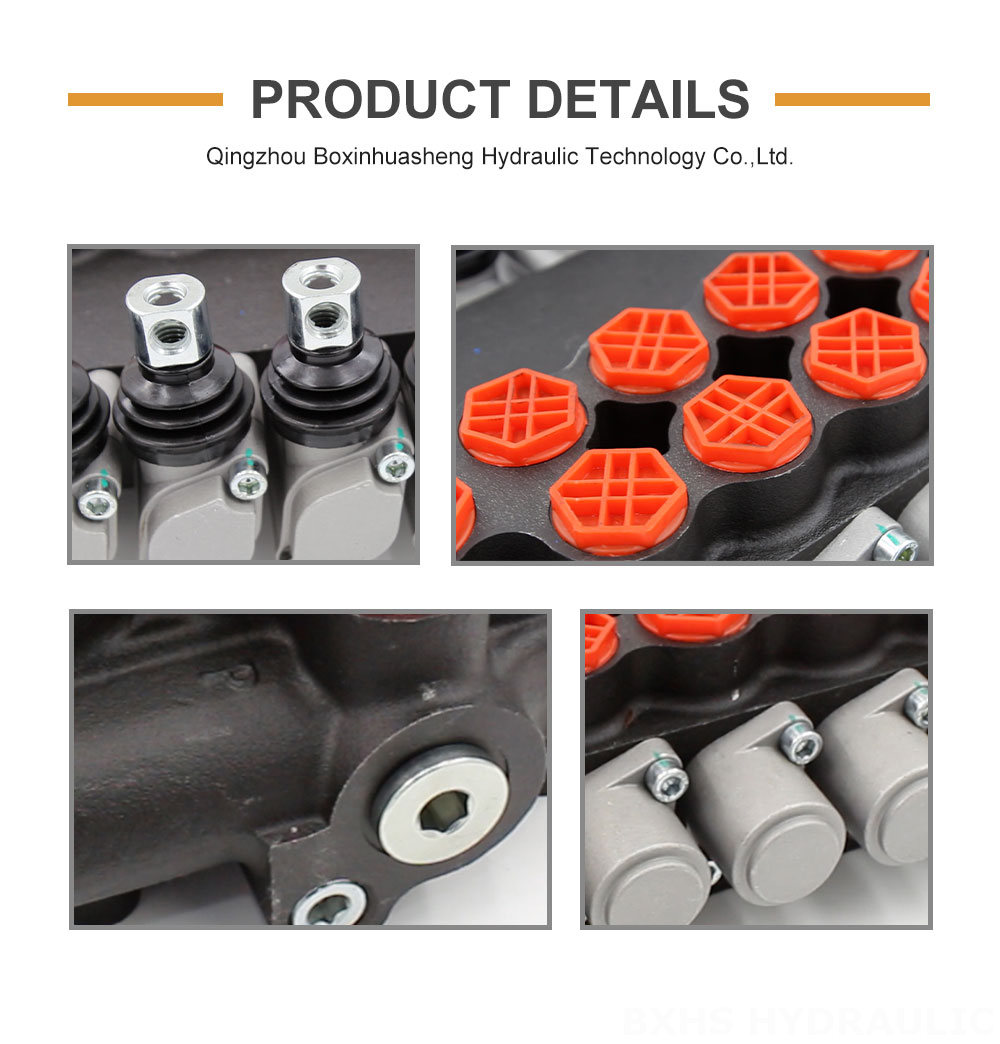 Hydraulic Diverter Valve 3 Way Monoblock Directional Control Valve | P80-G12-G34-OT | OEM & ODM detailed image