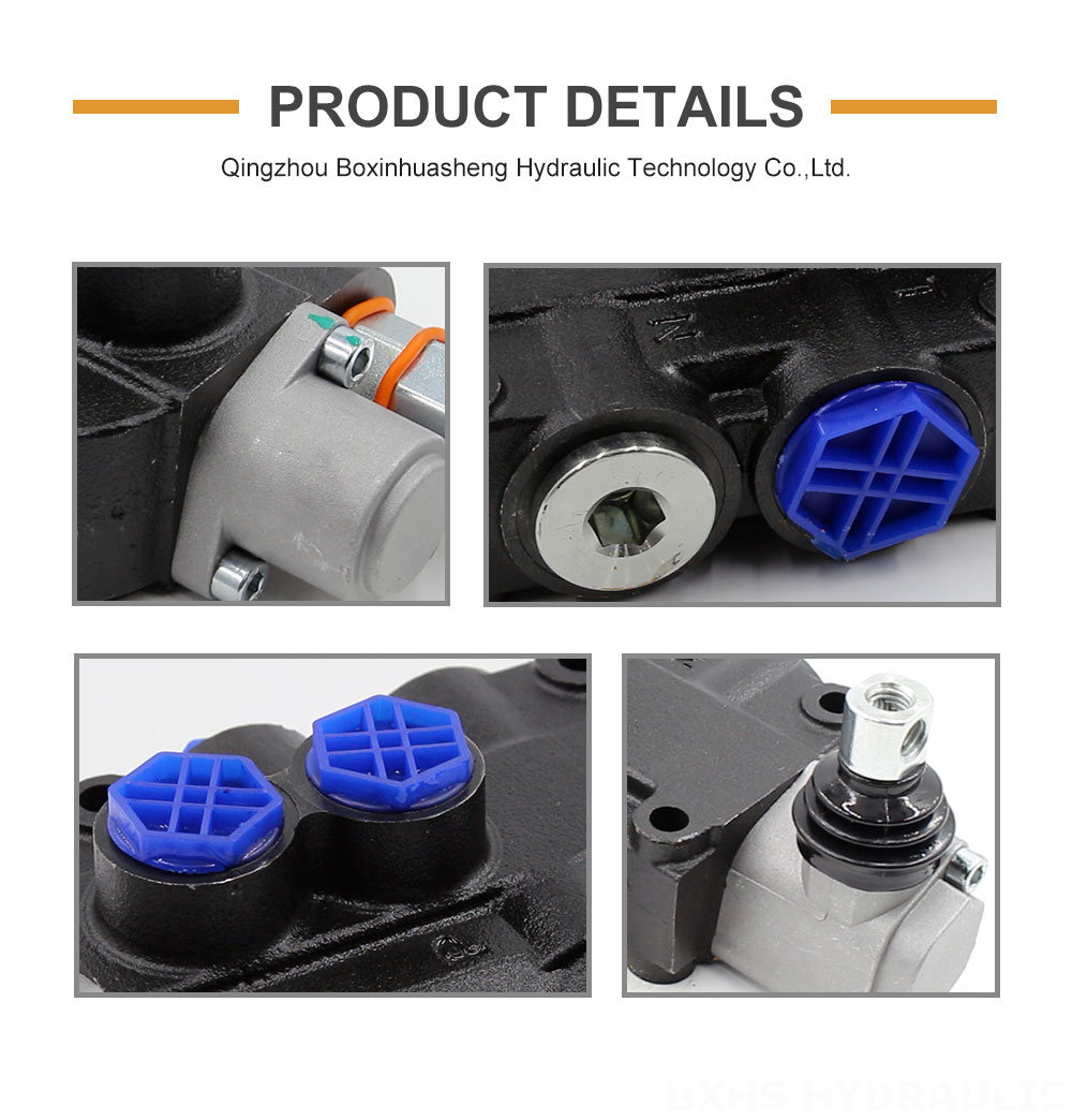 P80-G12-G34 Manual 1 Spool Monoblock Directional Valve detailed image