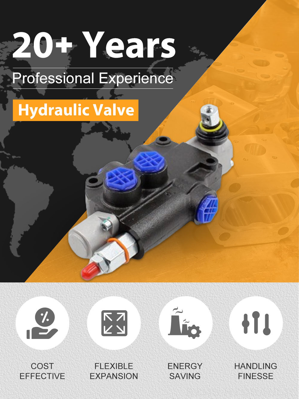 62 Hydraulic Valve P80-G12-OW Directional Valve: Manufacturer Direct & Global Distribution detailed image