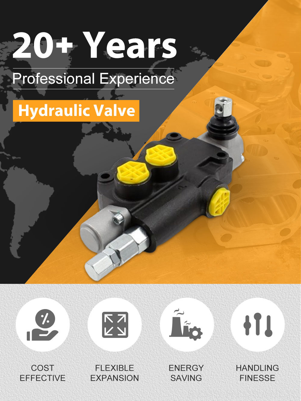 Hydraulic Valve Truck Crane P80-G12 Valves: Reliable Hydraulic Components for Industrial Needs detailed image