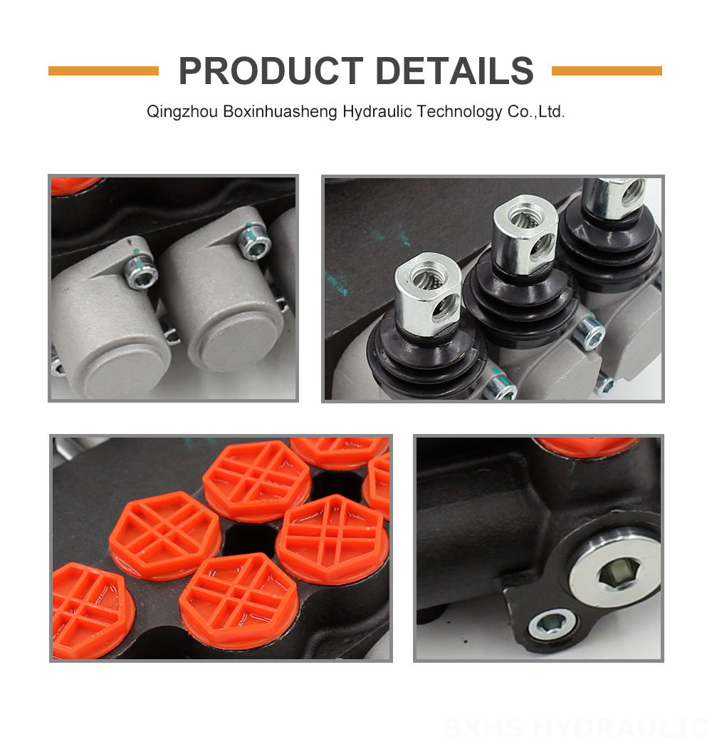 P80-G34-OT Manual 3 Spool Monoblock Directional Valve detailed image