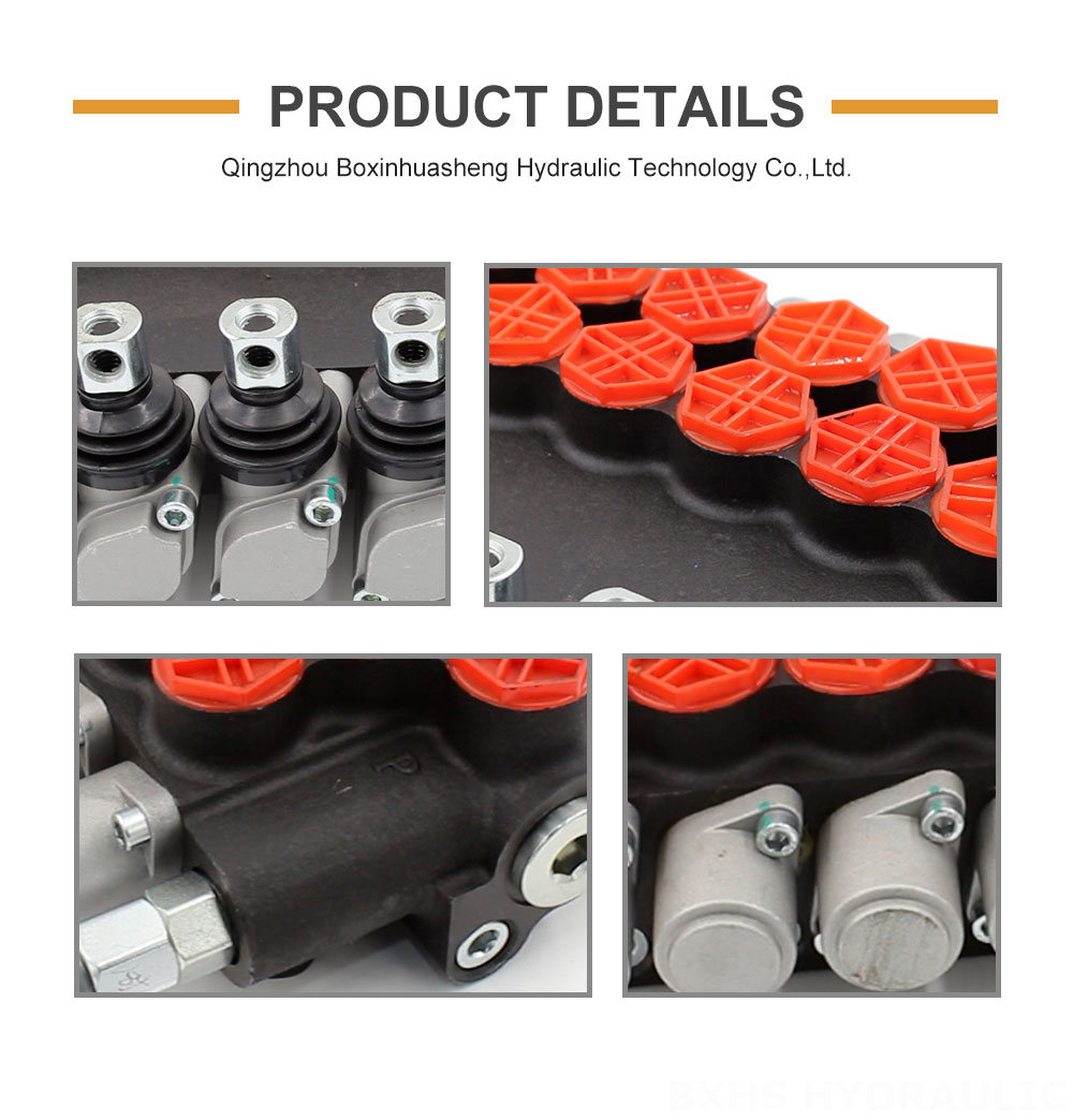 P80-G34-OT Manual 7 Spool Monoblock Directional Valve detailed image