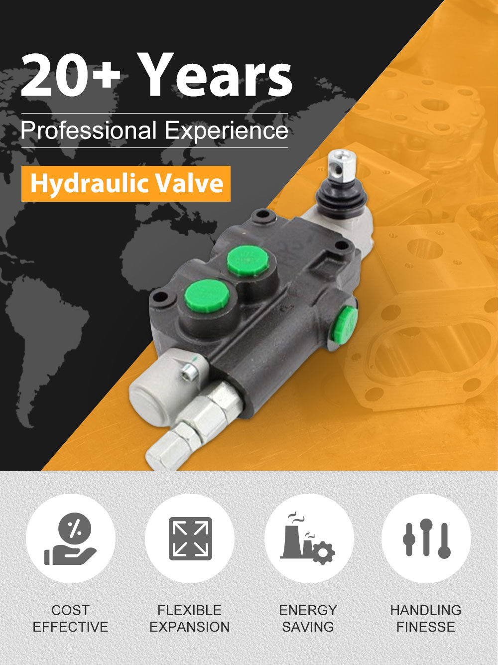 Hydraulic Cartridge Valve P80-LDG-U78-OT Hydraulic Valve | OEM, ODM, Wholesale & Distribution detailed image