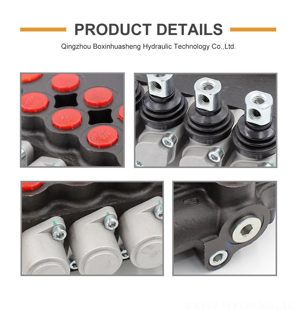 P80-U116-U78-5OT 5-Spool Hydraulic Directional Valve | Factory Direct & Customizable detailed image