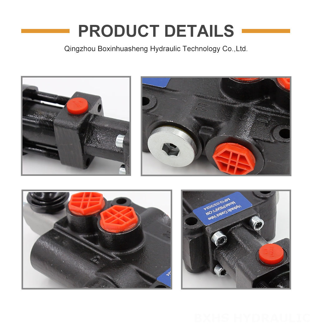 P80F-G34 Hydraulic 1 Spool Monoblock Directional Valve detailed image