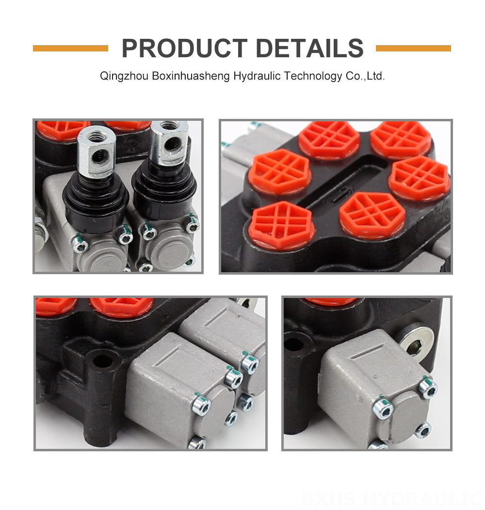 12 Volt Hydraulic Solenoid 2-Spool Hydraulic Valve | Q45 Series | Industry-Leading Performance detailed image