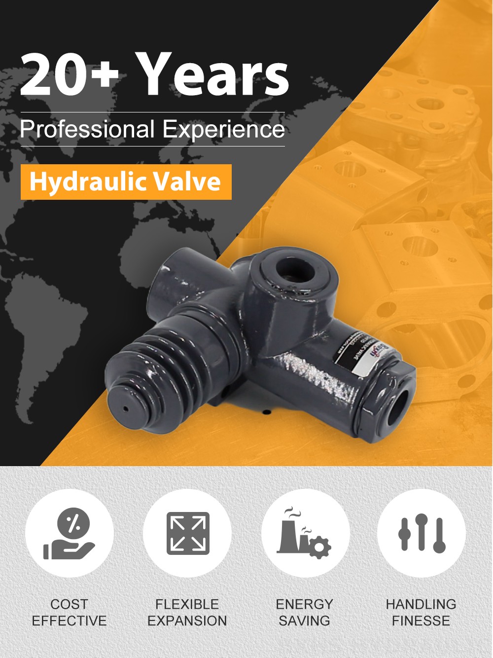 QHF20  Manual 1 Spool Monoblock Directional Valve detailed image