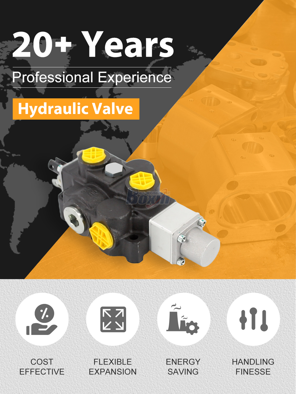 RD5100NPT-QTW Manual 1 Spool Hydraulic Control Valve detailed image
