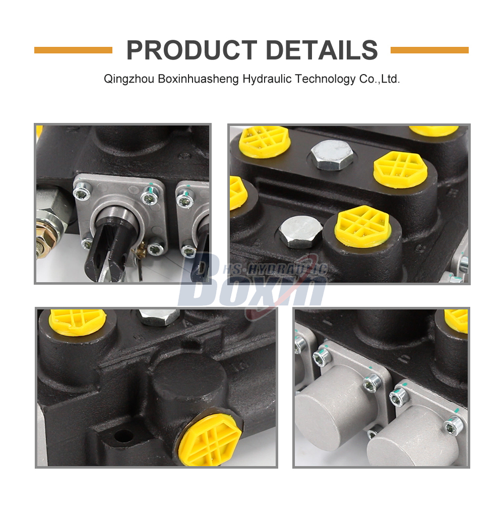 RD5300NPT-3OT Manual 3 Spool Hydraulic Control Valve detailed image