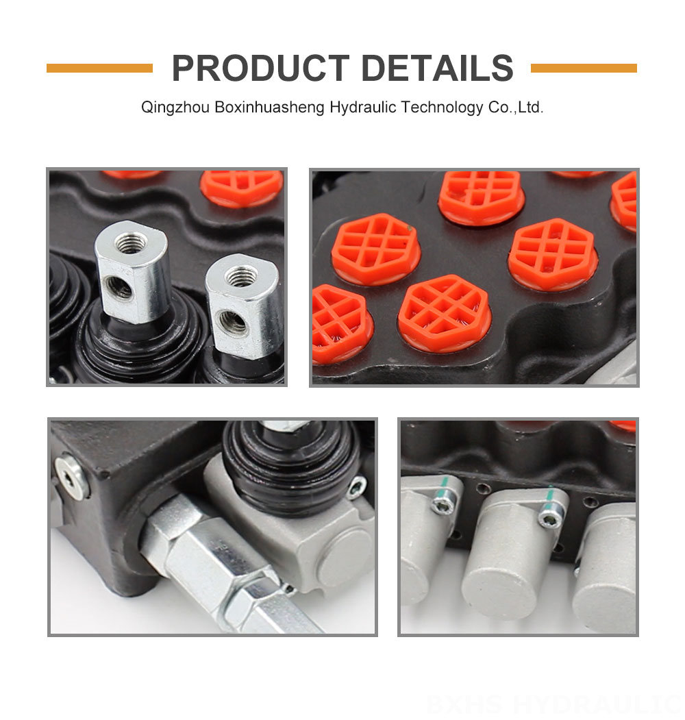 SD5-G38 Manual 4 Spool Monoblock Directional Valve detailed image