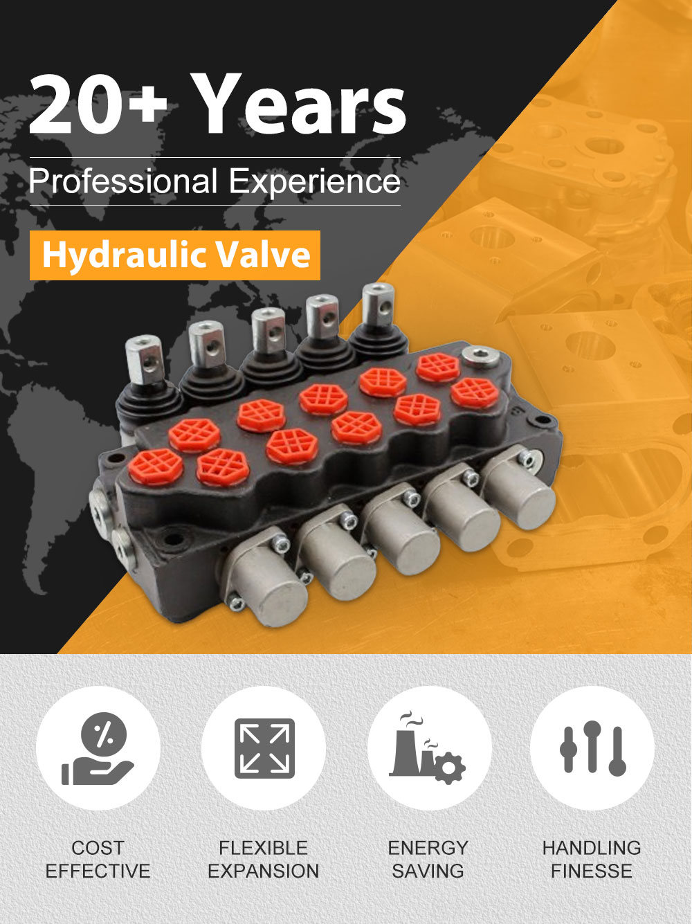 Bespoke Hydraulic Solutions: Customizable SD5-G38 Directional Control Valves detailed image