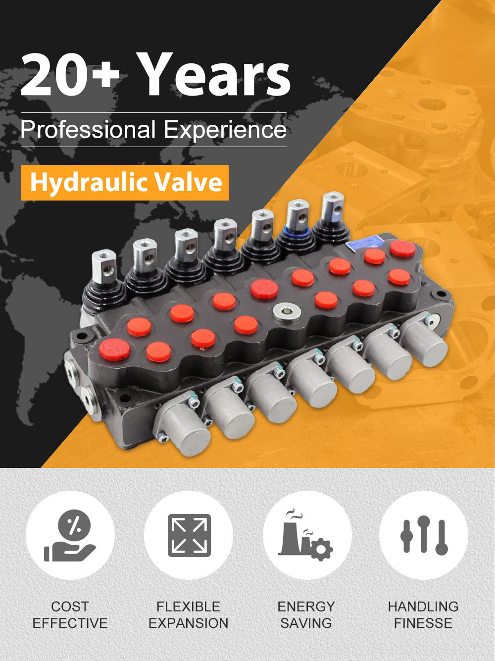 Hydraulic Motors Bespoke Hydraulic Solutions: Customizable SD5 Directional Control Valves detailed image