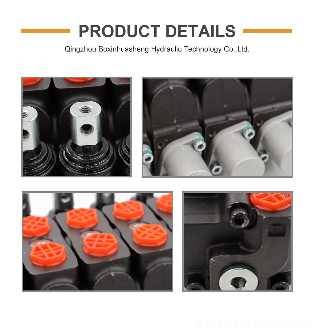 Factory Wholesale Supply: SD8 9 Spool Hydraulic Valves from the Manufacturer detailed image