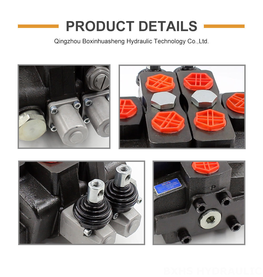 SDS180 Manual 2 Spool Sectional Directional Valve detailed image