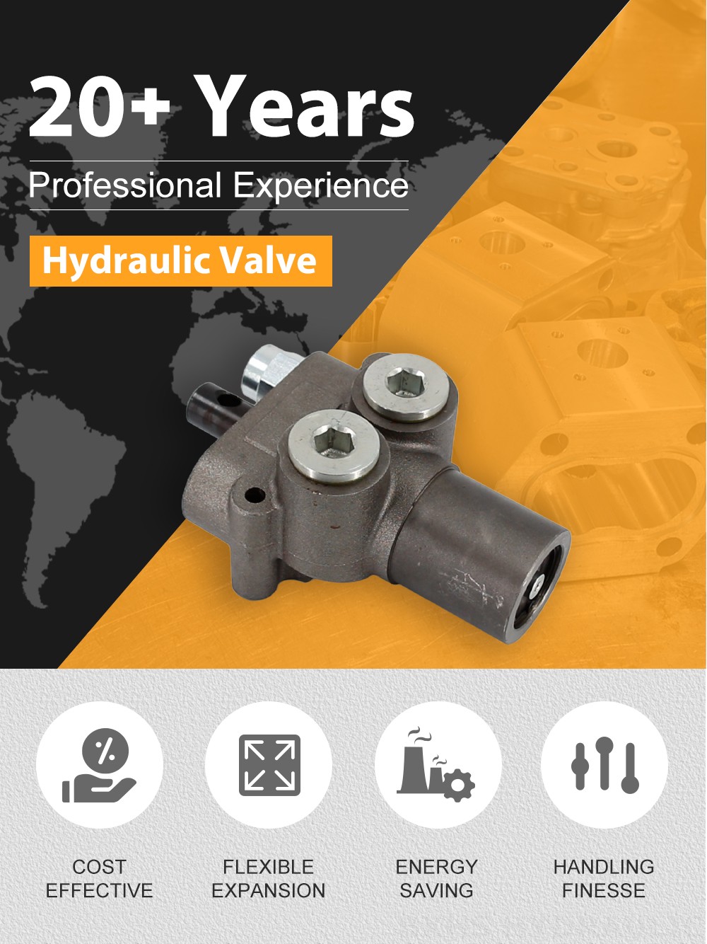 VMS140 Pneumatic 1 Spool Monoblock Directional Valve detailed image