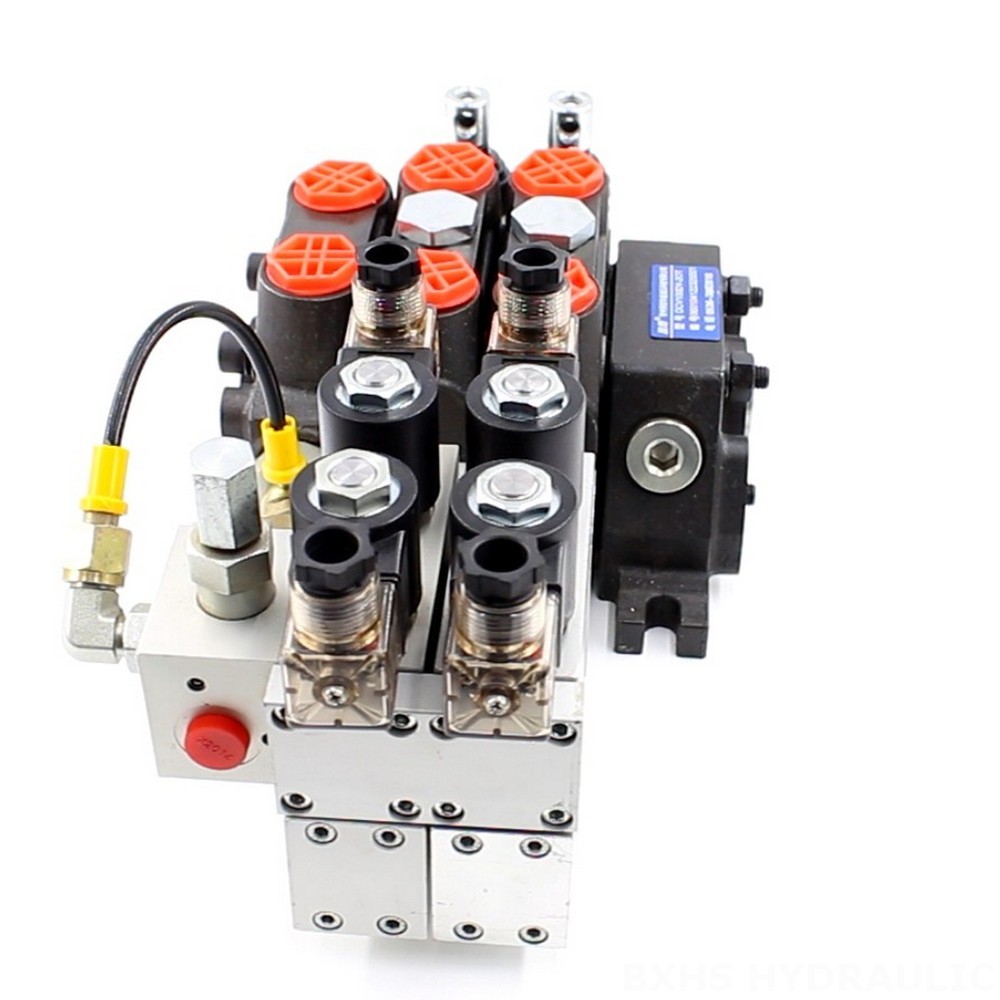 Solenoid Valve 100mpa 2-Spool Sectional Directional Valve - DCV100 Model | Wholesale and OEM image