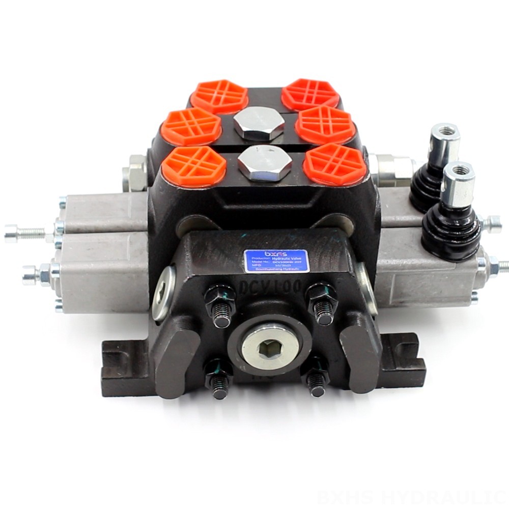 Dual-Spool Hydraulic Valve | DCV100 Model | Factory Direct & Customizable image