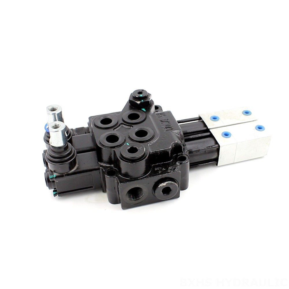 Remote Joystick Loader Valve Pneumatic 2-Spool Monoblock Directional Valve: Wholesale, OEM, ODM image