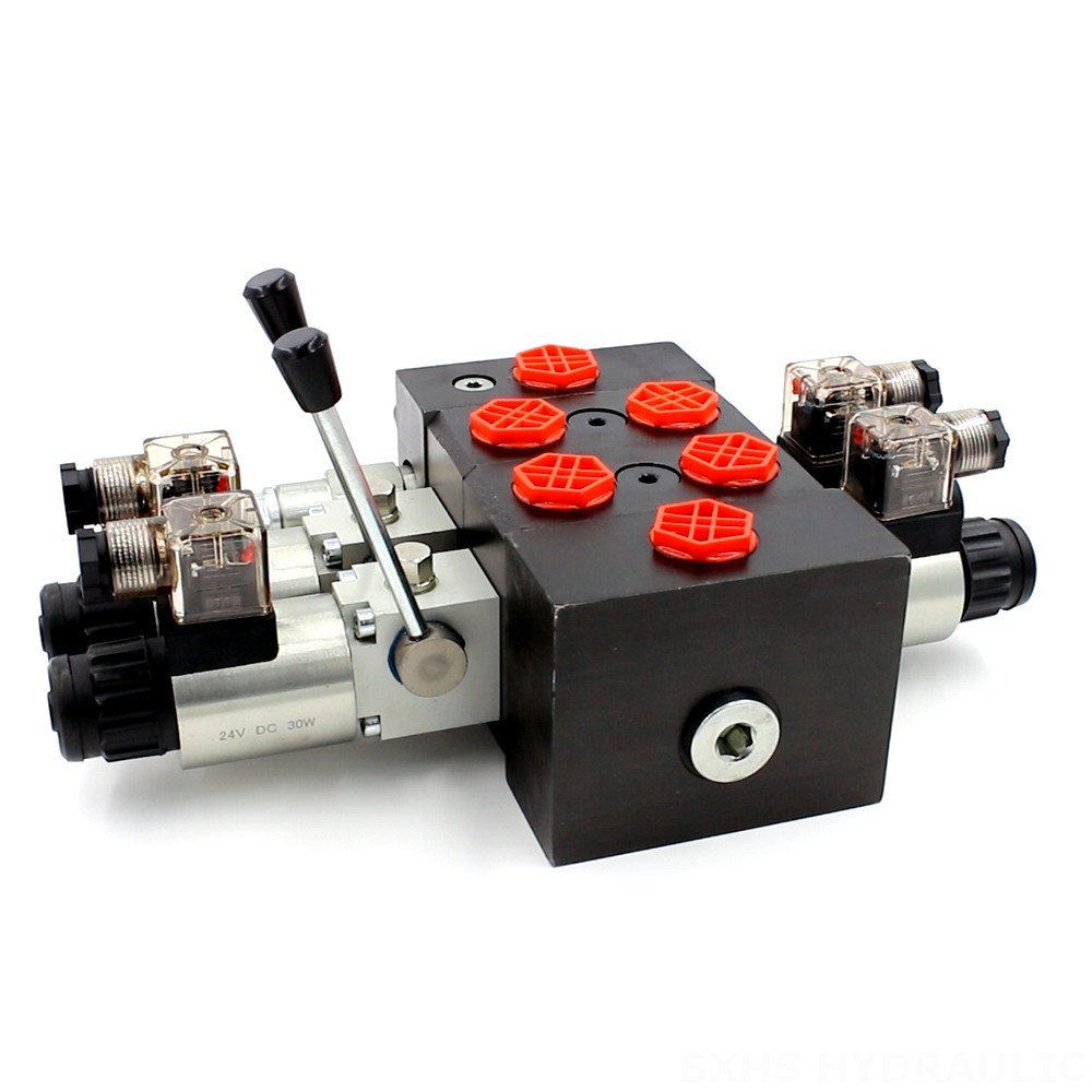 Electric Over Hydraulic Valve Block Sectional Hydraulic Valve, DCV58 Series | Wholesale and OEM image