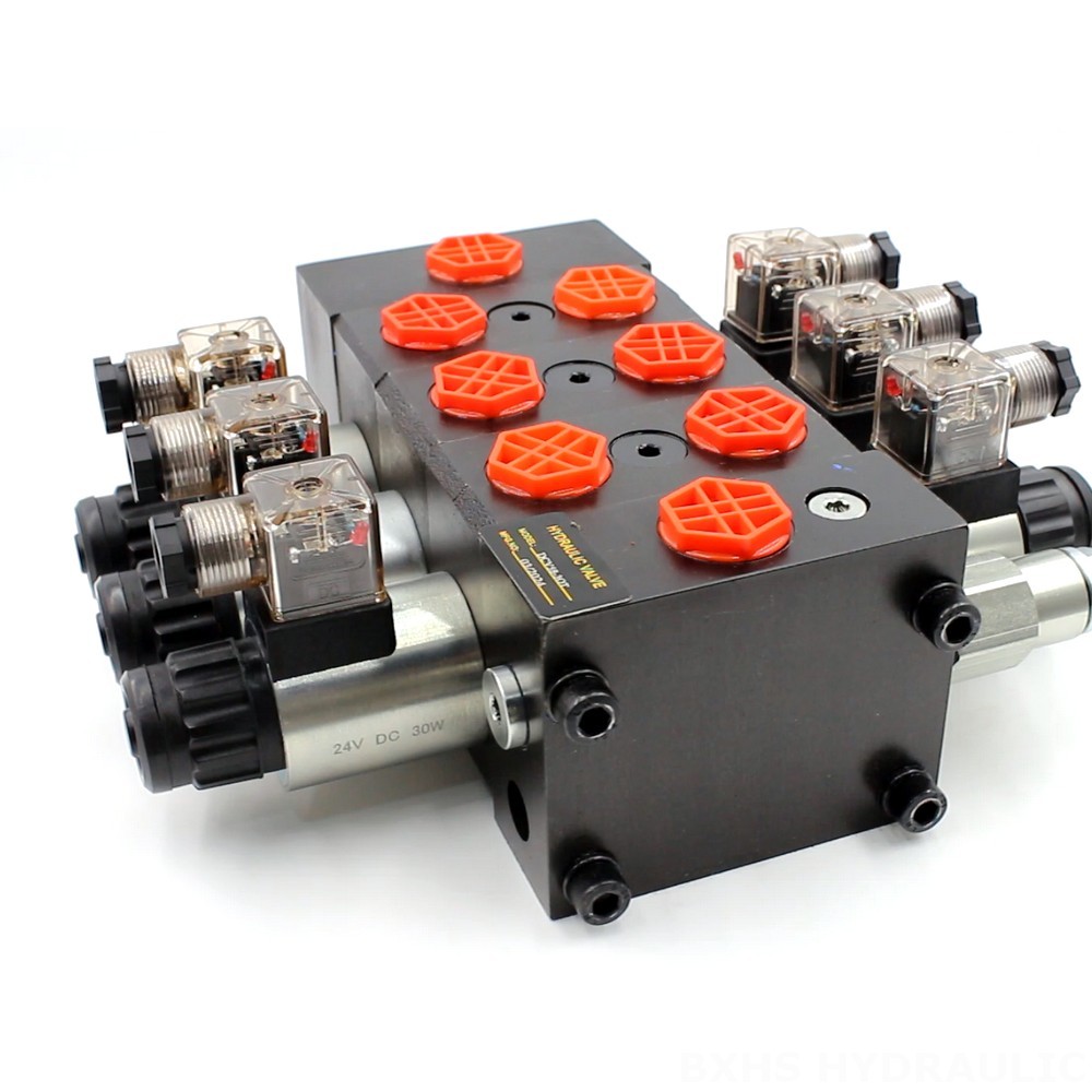 DCV58 Solenoid 3 Spool Sectional Directional Valve: Manufacturer & Supplier image