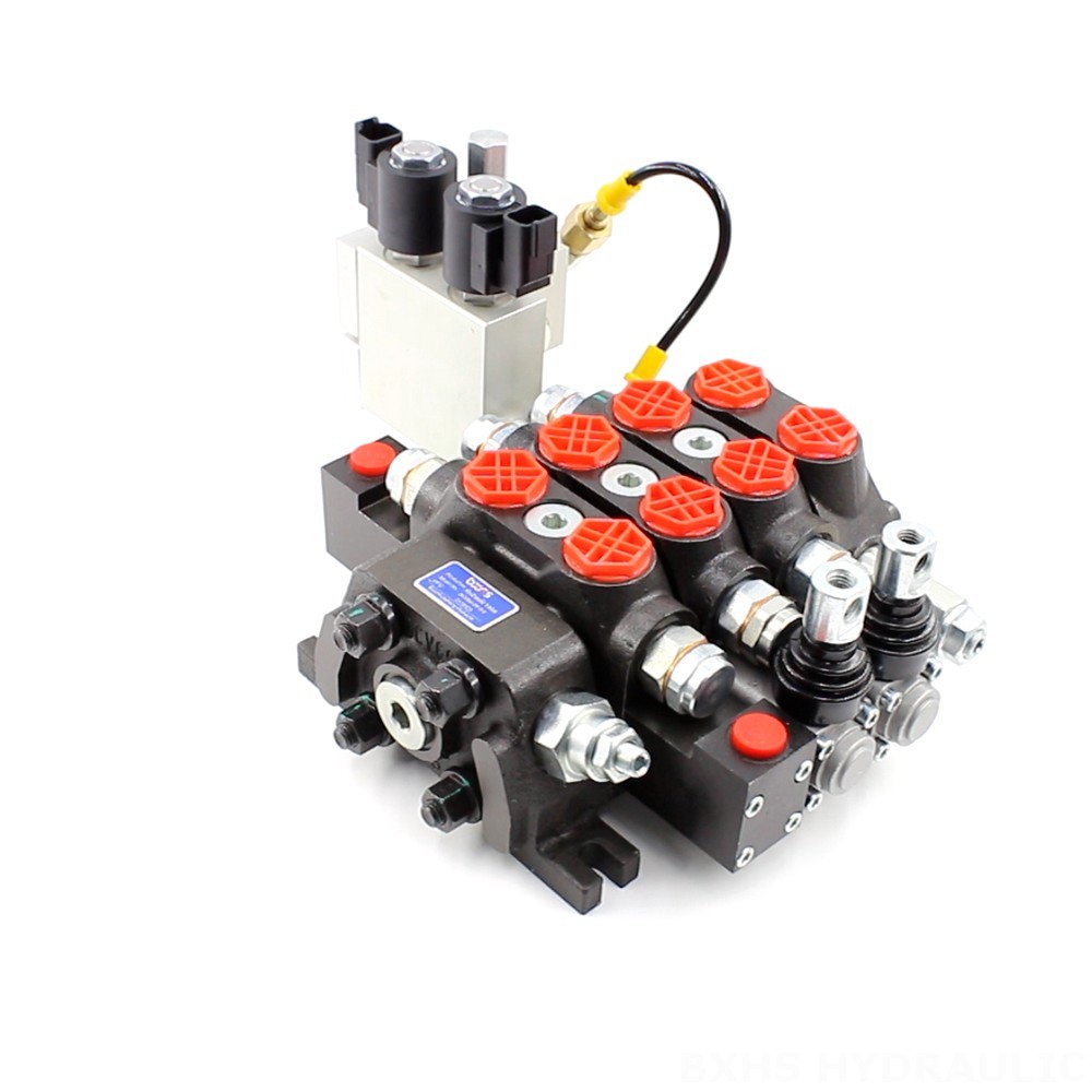 DCV60 2-Spool Electro-hydraulic Directional Valve | Factory Direct & Customizable image