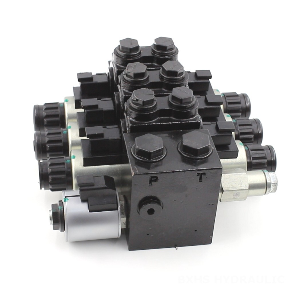 Sawmill Hydraulic Valve 3-Spool Solenoid Valve | HDCF50 Model | Factory Direct & Customizable image