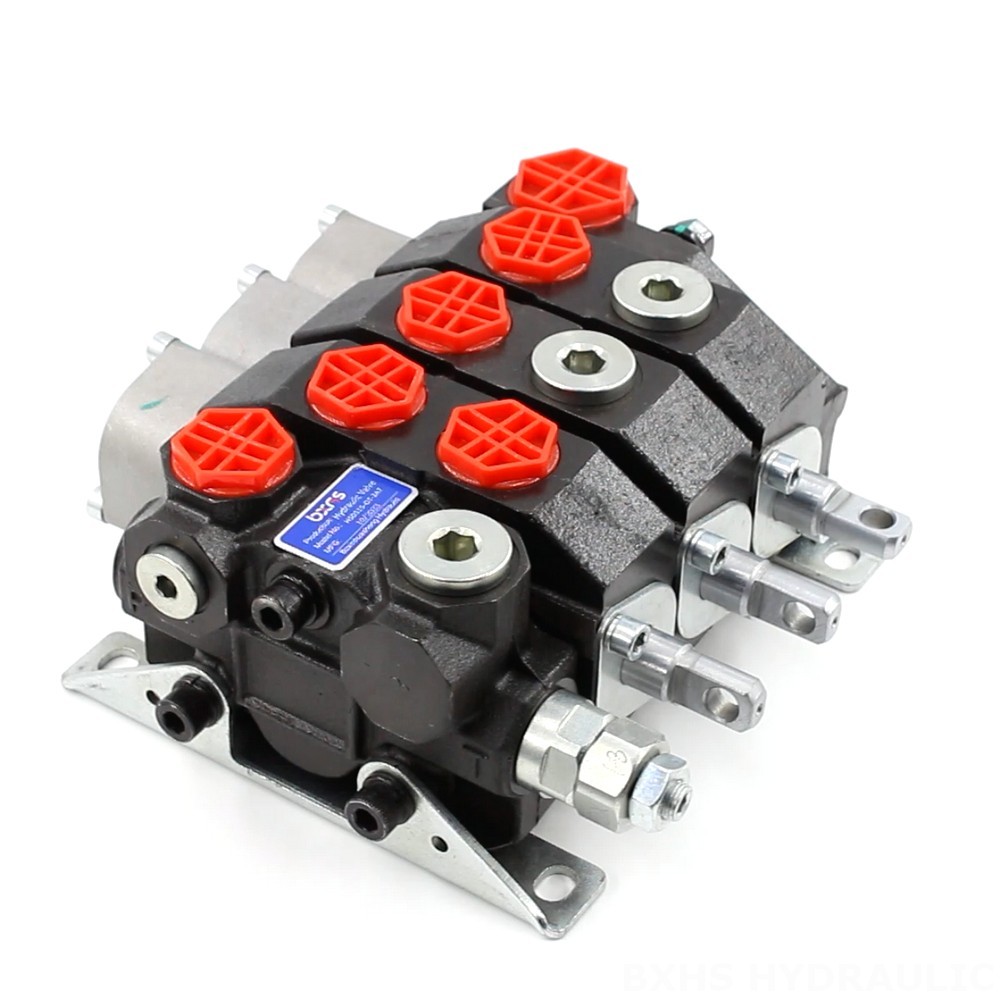 Manual 3 Spool Monoblock Directional Valve | Hydraulic Valve Manufacturer & Supplier image