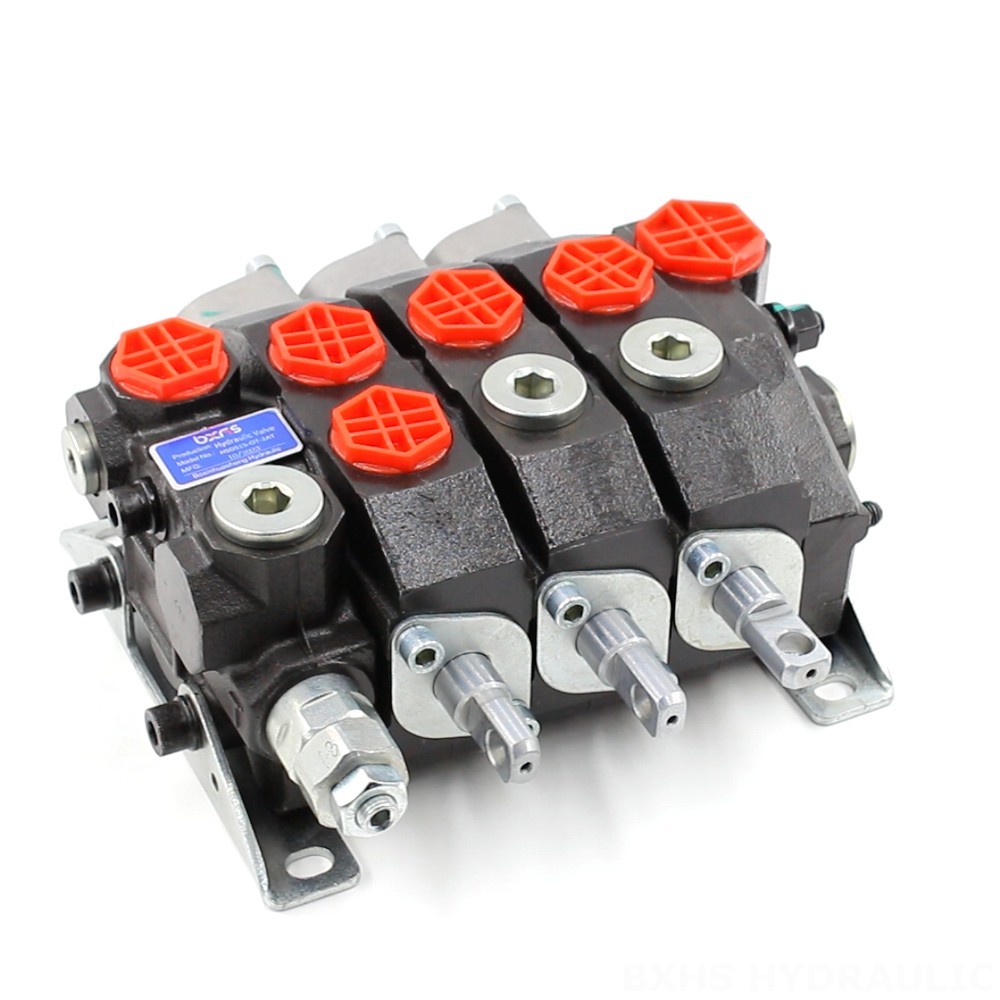 High Quality Manual 3 Spool Monoblock Directional Valve | Factory Direct & OEM image