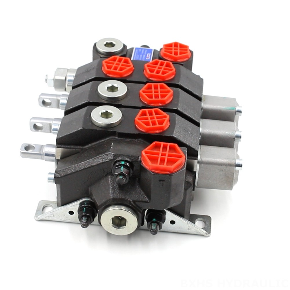 Hydraulic Directions Hydraulic Valve Solutions: Manual 3 Spool Monoblock Directional Valves image